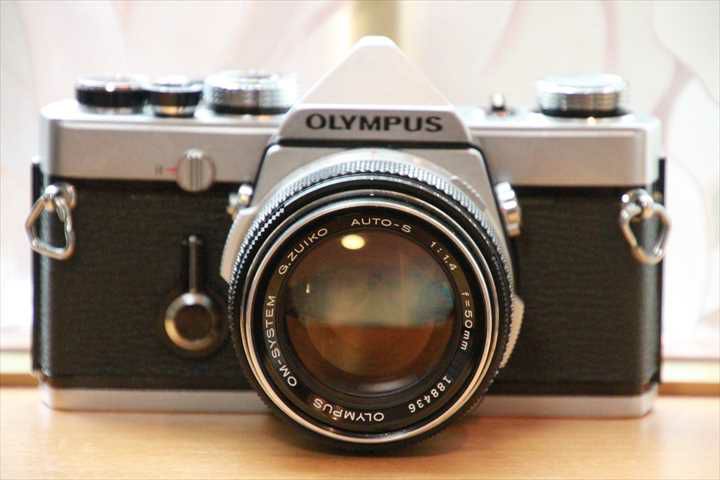 一眼レフカメラ OLYMPUS OM-1 G.ZUIKO AUTO-S 1:1.4 50mm【中古