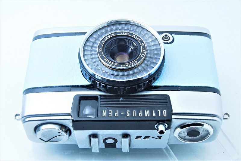 フィルムカメラ Olympus Pen EE-3 パステルブルー【中古】【整備品