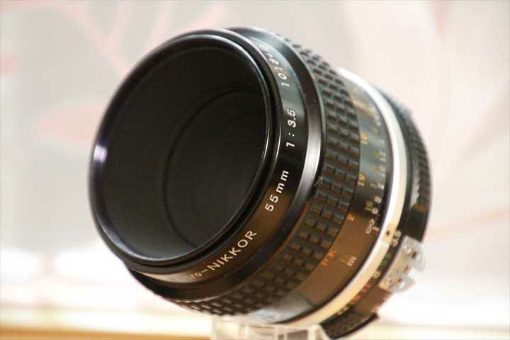 オールドレンズ 単焦点マクロレンズ Nikon Ai Micro-Nikkor 55mmF3.5
