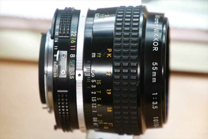 オールドレンズ 単焦点マクロレンズ Nikon Ai Micro-Nikkor 55mmF3.5 