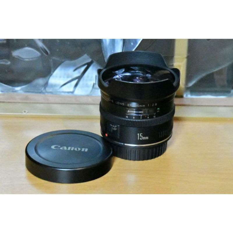 カメラレンズ Canon FISHEYE LENS EF15mm F2.8 フィシュアイ【中古