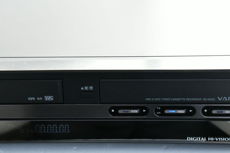 vhs dvd 一体型 レコーダー TOSHIBA VARDIA RD-W300【中古】 | 株式