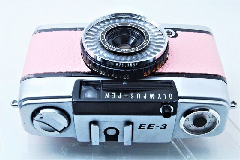 整備済・完動品】 OLYMPUS PEN EE-3 パステルピンクフィルムカメラ ...